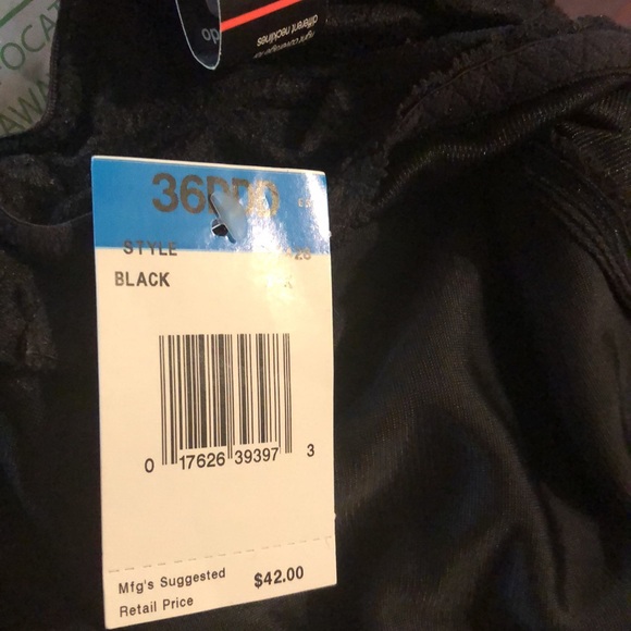 Lilyette Women's Microfiber Minimizer          Size: 36DDD Black. - Picture 3 of 3